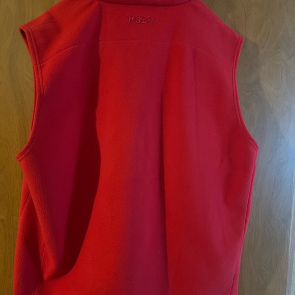 Men’s Polo Golf Vest red XL - Picture 4 of 8
